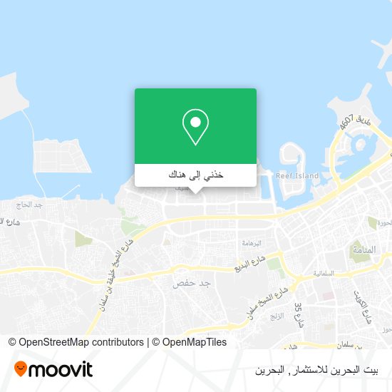 خريطة بيت البحرين للاستثمار