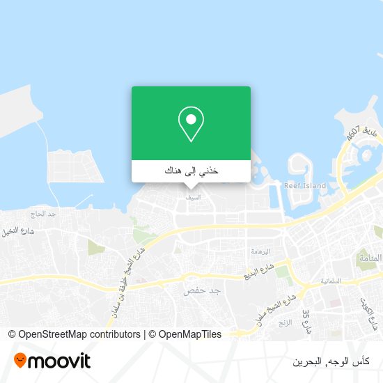 خريطة كأس الوجه