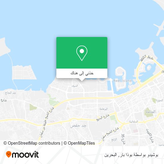 خريطة بوشيدو بواسطة بوذا بار
