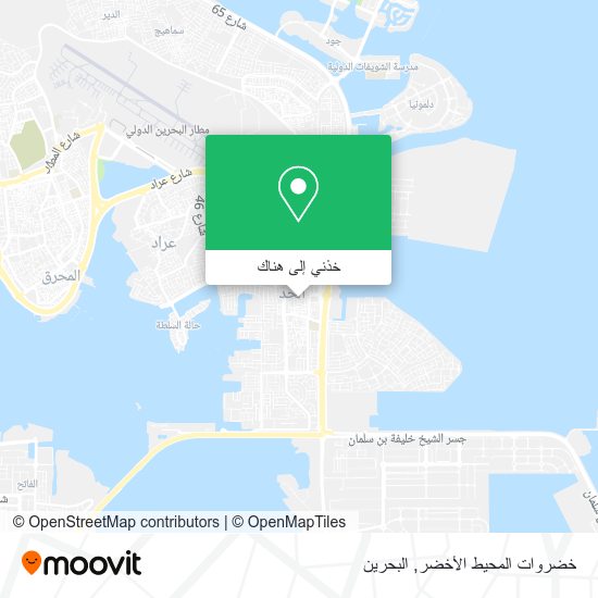 خريطة خضروات المحيط الأخضر