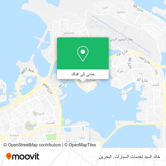 خريطة خالد السيد لخدمات السيارات