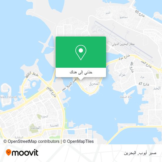 خريطة صبر أيوب