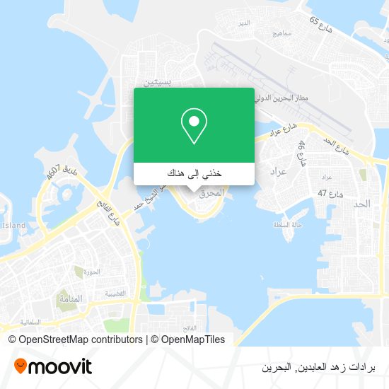 خريطة برادات زهد العابدين
