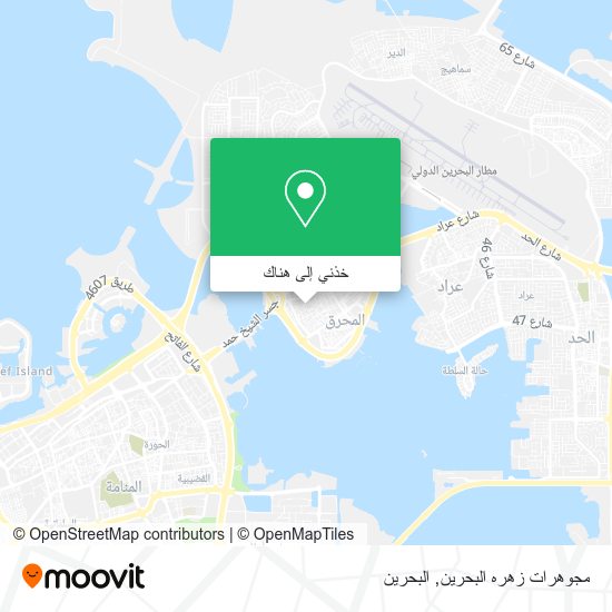 خريطة مجوهرات زهره البحرين