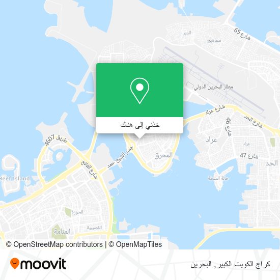 خريطة كراج الكويت الكبير