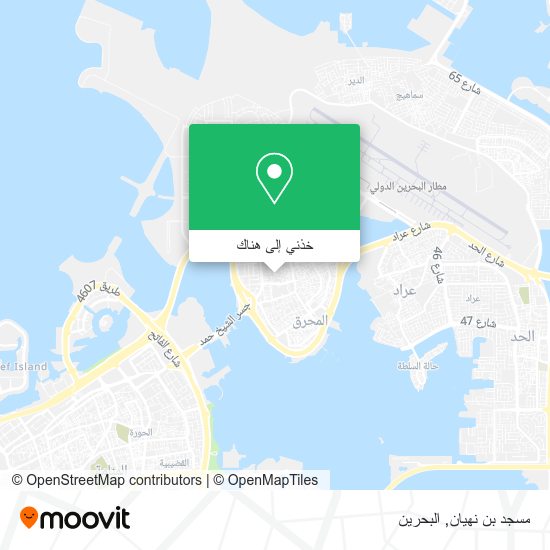 خريطة مسجد بن نهيان