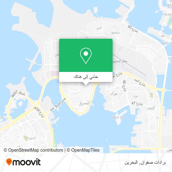 خريطة برادات صفوان