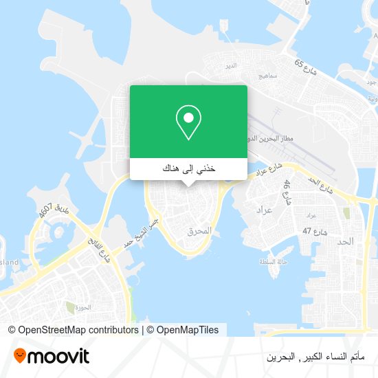 خريطة مأتم النساء الكبير