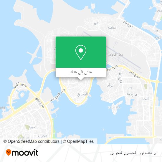 خريطة برادات نور الحسين