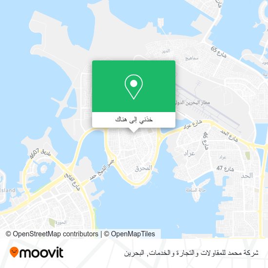 خريطة شركة محمد للمقاولات والتجارة والخدمات