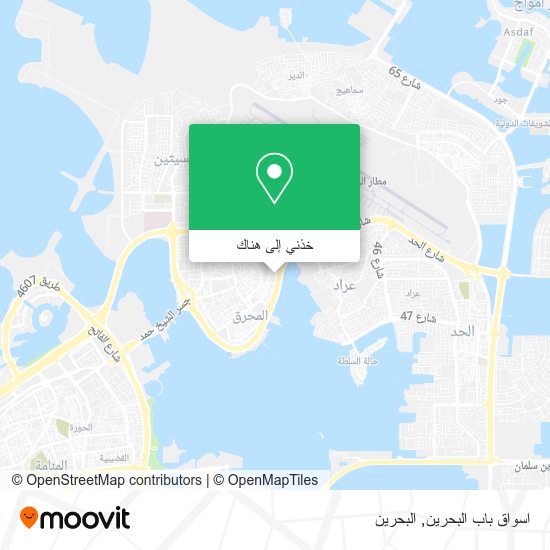 خريطة اسواق باب البحرين
