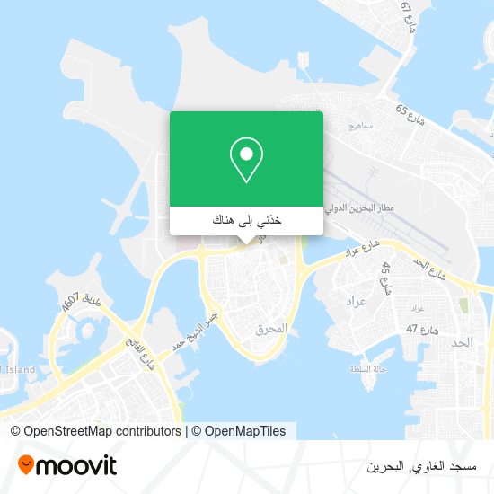 خريطة مسجد الغاوي