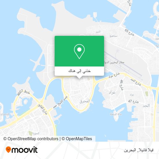 خريطة فيلا فانيلا