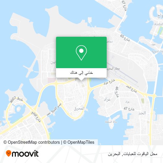 خريطة محل الياقوت للعبايات