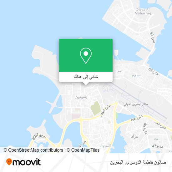خريطة صالون فاطمة الدوسري