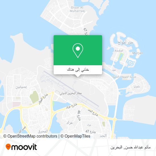 خريطة مأتم عبدالله حسن