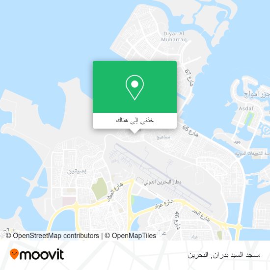 خريطة مسجد السيد بدران