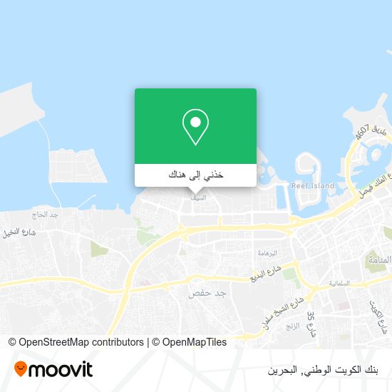 خريطة بنك الكويت الوطني