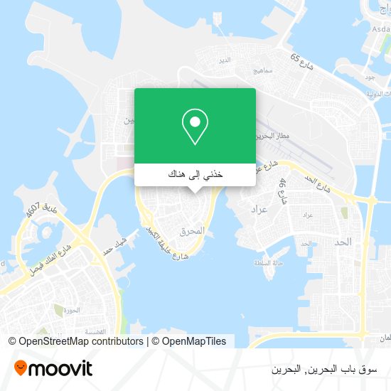 خريطة سوق باب البحرين