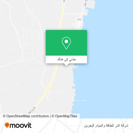 خريطة شركة الدر للطاقة والمياه