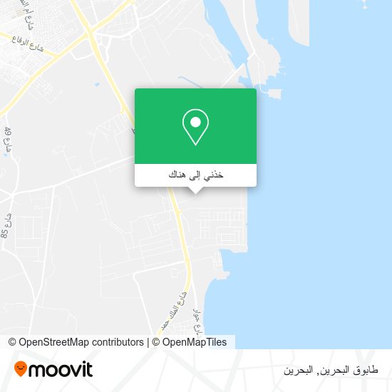خريطة طابوق البحرين