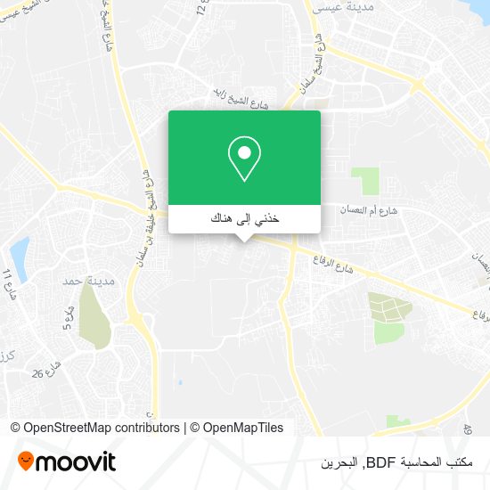 خريطة مكتب المحاسبة BDF
