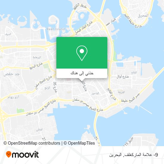 خريطة 9- علامة الماركغلف