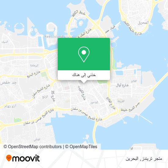 خريطة متجر تريندز