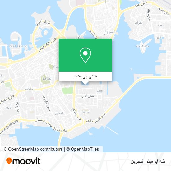 خريطة تكه ابوهيثم