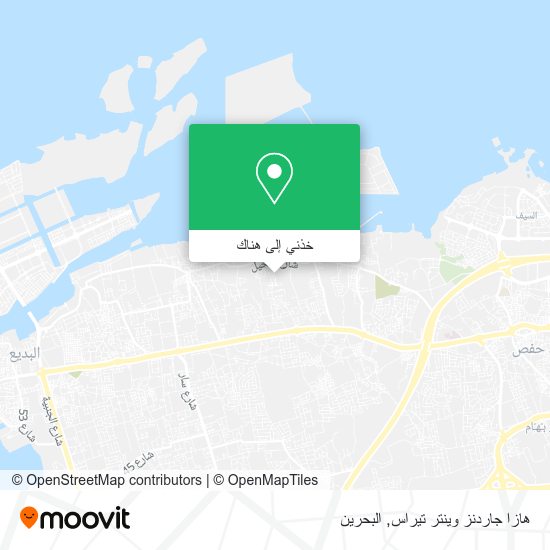 خريطة هازا جاردنز وينتر تيراس