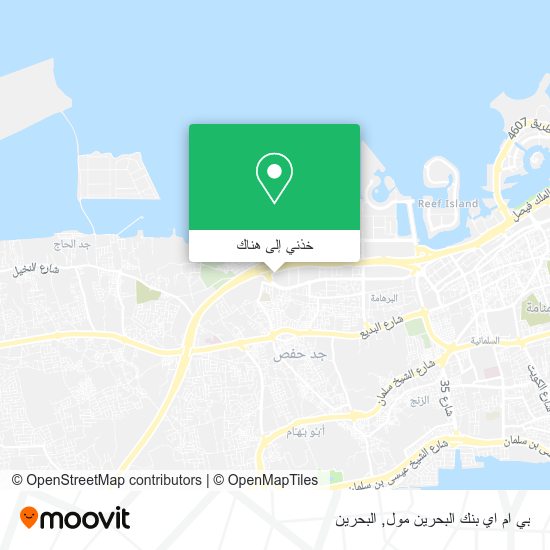 خريطة بي ام اي بنك البحرين مول