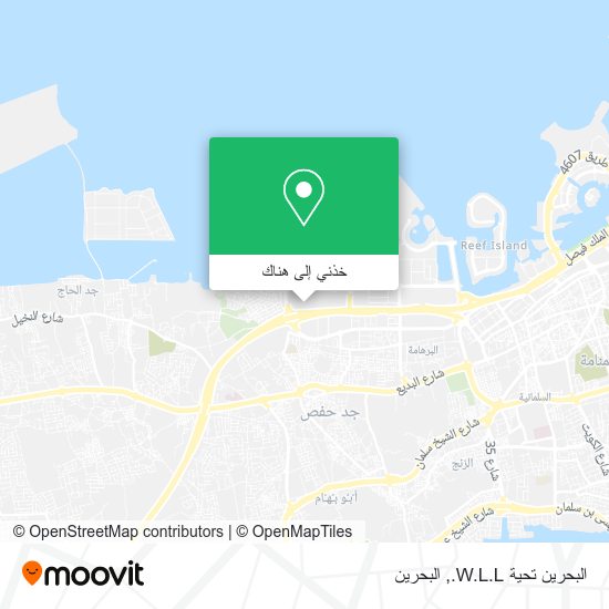 خريطة البحرين تحية W.L.L.