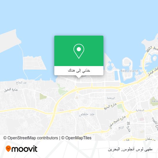 خريطة مقهى لوس أنجلوس