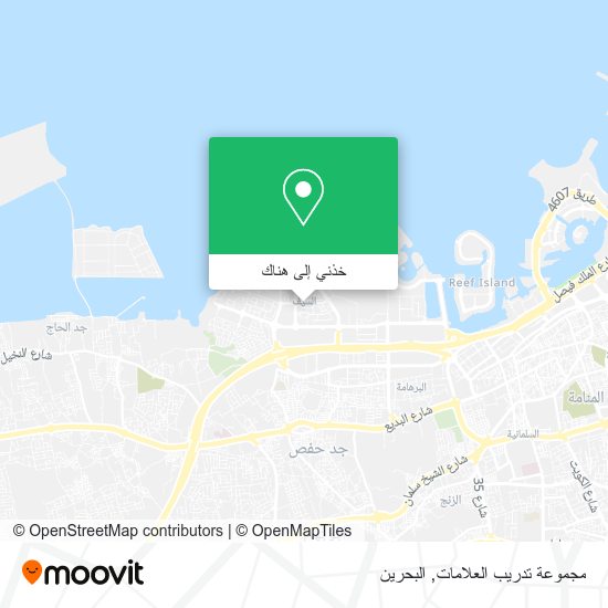 خريطة مجموعة تدريب العلامات