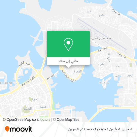 خريطة البحرين المطاحن الحديثة والمحمصات