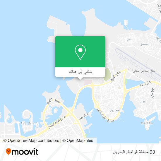 خريطة 93 منطقة الراحة