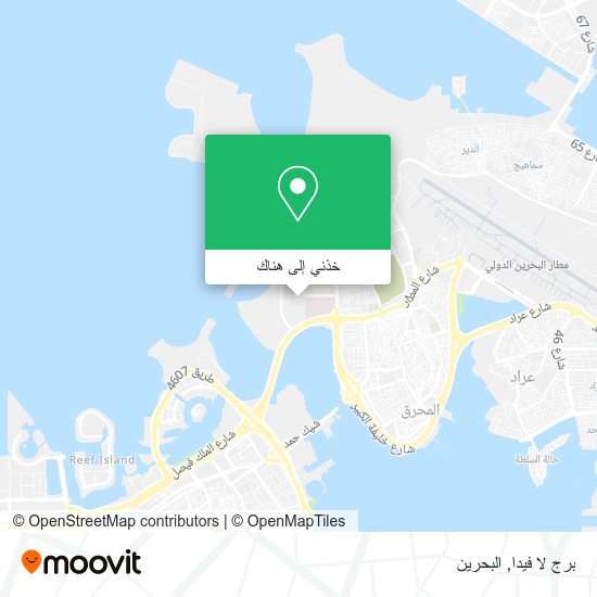 خريطة برج لا فيدا