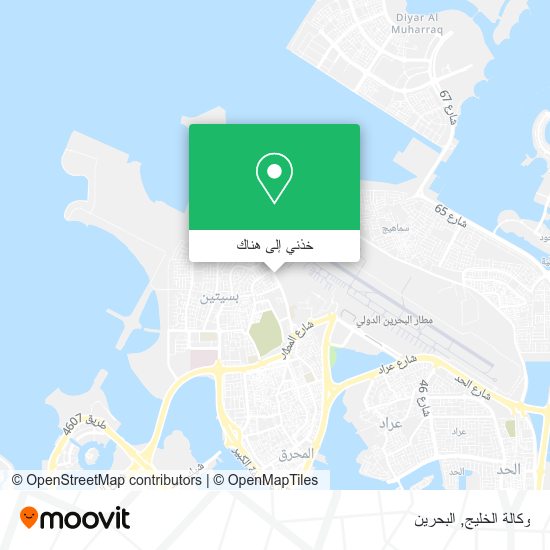 خريطة وكالة الخليج