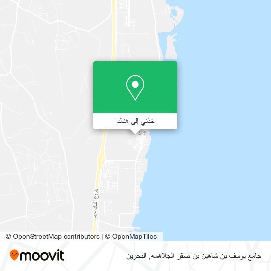 خريطة جامع يوسف بن شاهين بن صقر الجلاهمه