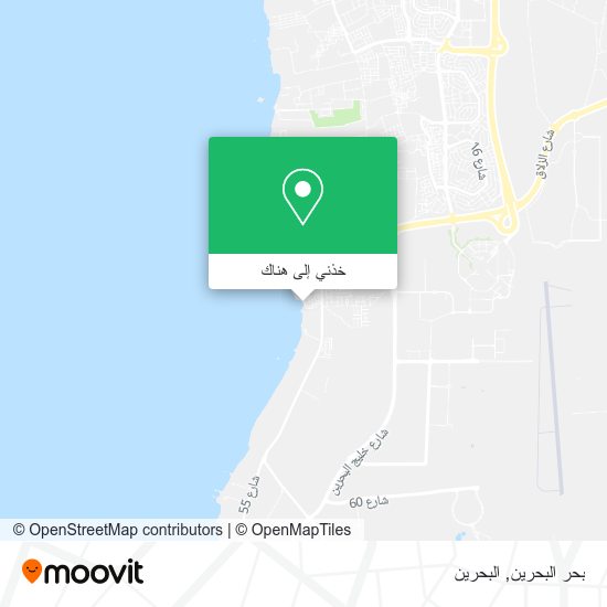 خريطة بحر البحرين
