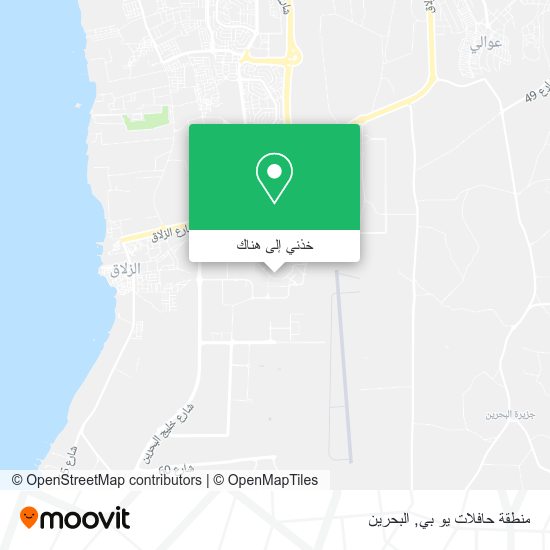 خريطة منطقة حافلات يو بي