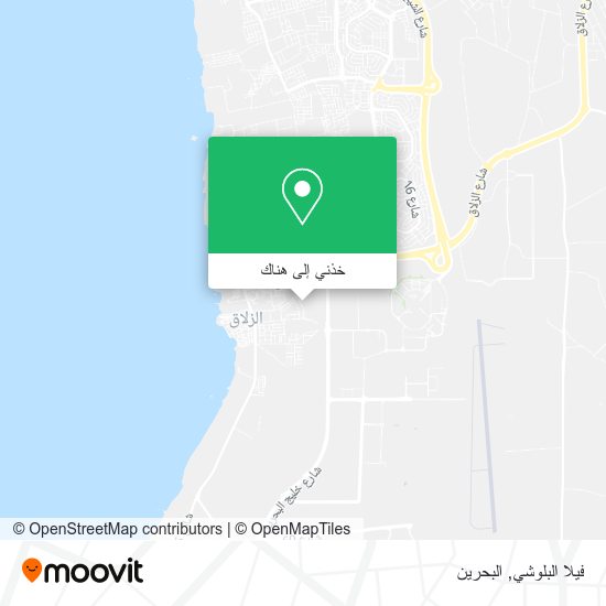 خريطة فيلا البلوشي