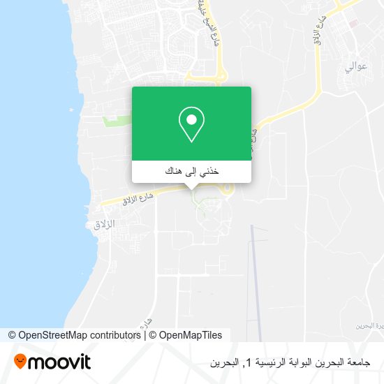 خريطة جامعة البحرين البوابة الرئيسية 1