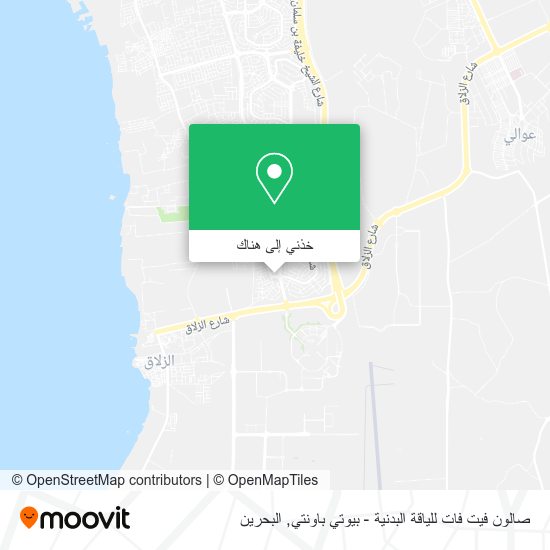 خريطة صالون فيت فات للياقة البدنية - بيوتي باونتي