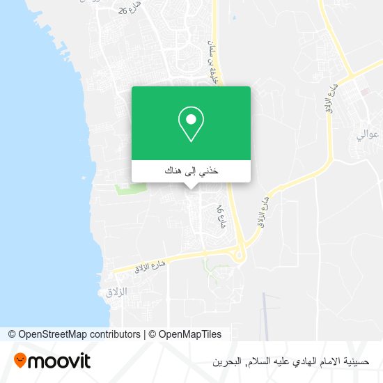 خريطة حسينية الامام الهادي عليه السلام