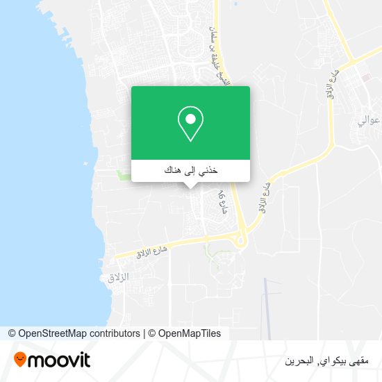 خريطة مقهى بيكواي