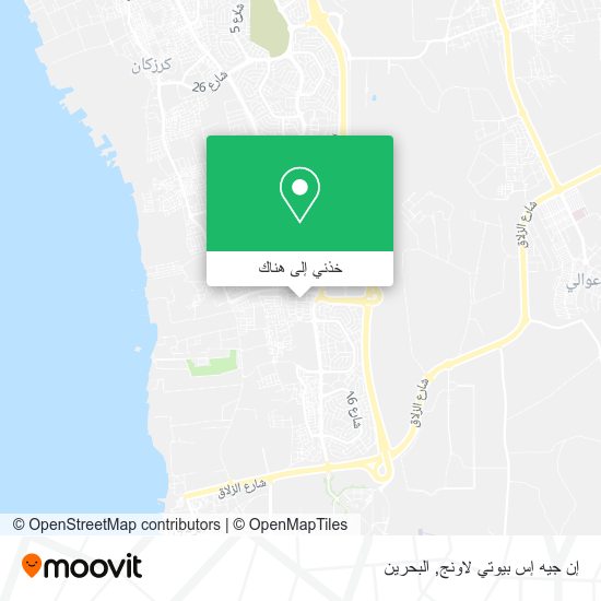 خريطة إن جيه إس بيوتي لاونج