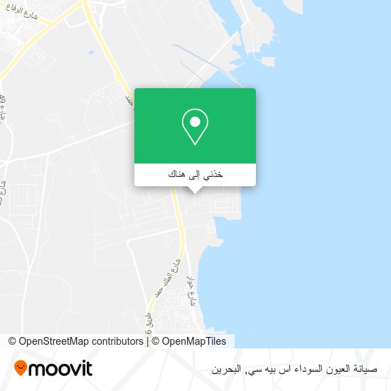 خريطة صيانة العيون السوداء اس بيه سي
