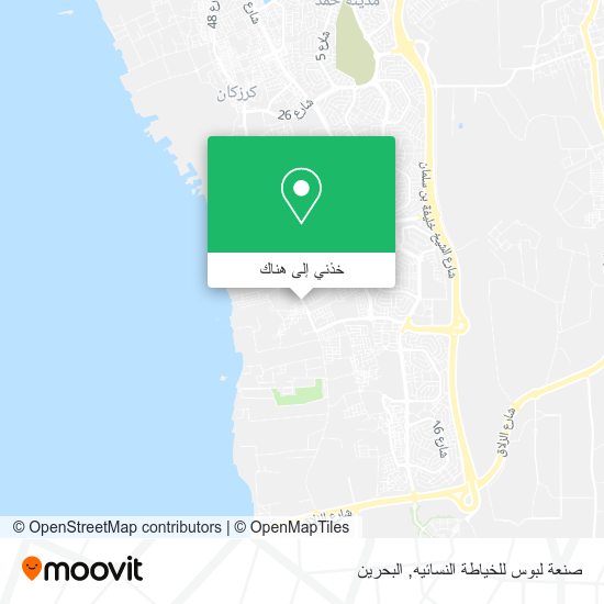 خريطة صنعة لبوس للخياطة النسائيه