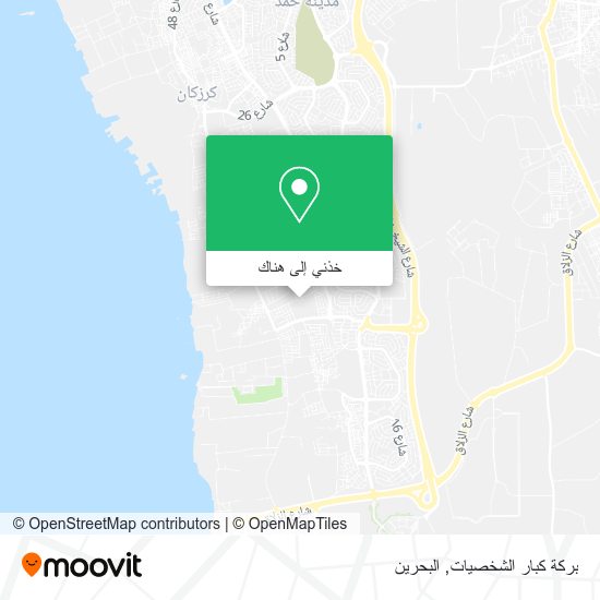 خريطة بركة كبار الشخصيات